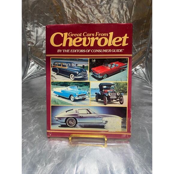 Great Cars from Chevrolet From editors of Consumer Guide hardback - Picture 1 of 4